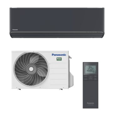   Panasonic KIT-XZ25-ZKE-H Etherea Inverter+ oldalfali klíma berendezés - grafitszürke